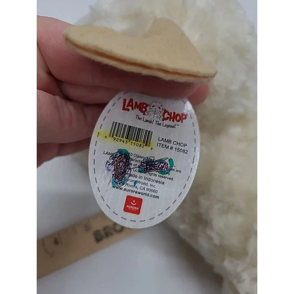 Aurora LambChop Plush New with Tags Sherry Lewis Lamb Stuffed Animal - Picture 8 of 8